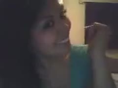 Webcam cheating by a brunette The wife touches her snatch and flashes her breasts.